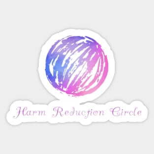 Harm Reduction Circle Sticker